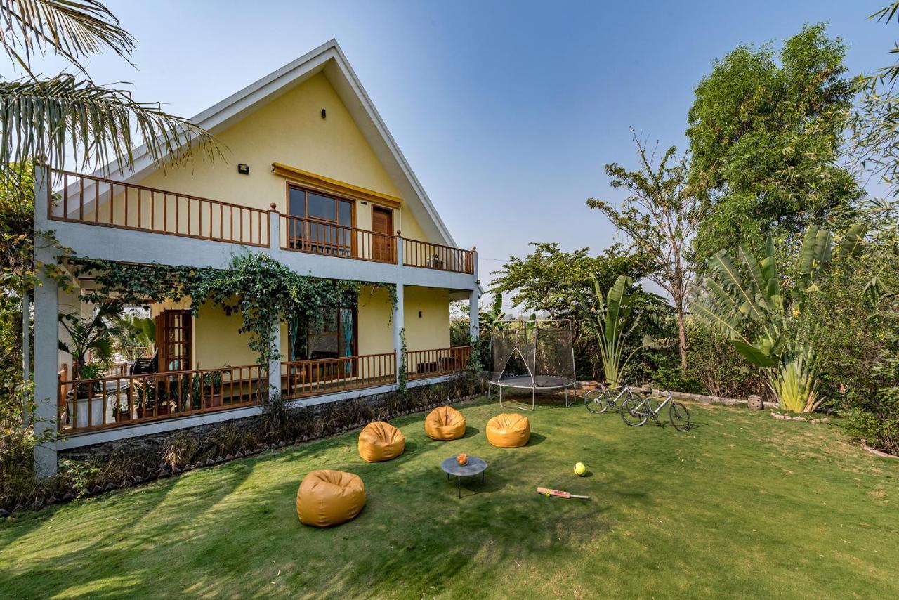 Saffronstays Happy Fields, Pune - Luxury Farmstay With Farm To Table Food Buitenkant foto