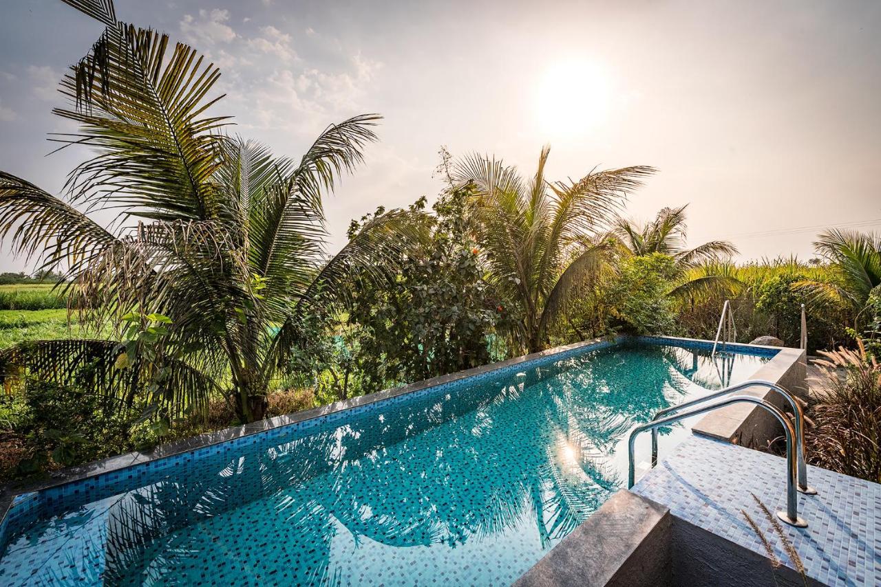 Saffronstays Happy Fields, Pune - Luxury Farmstay With Farm To Table Food Buitenkant foto